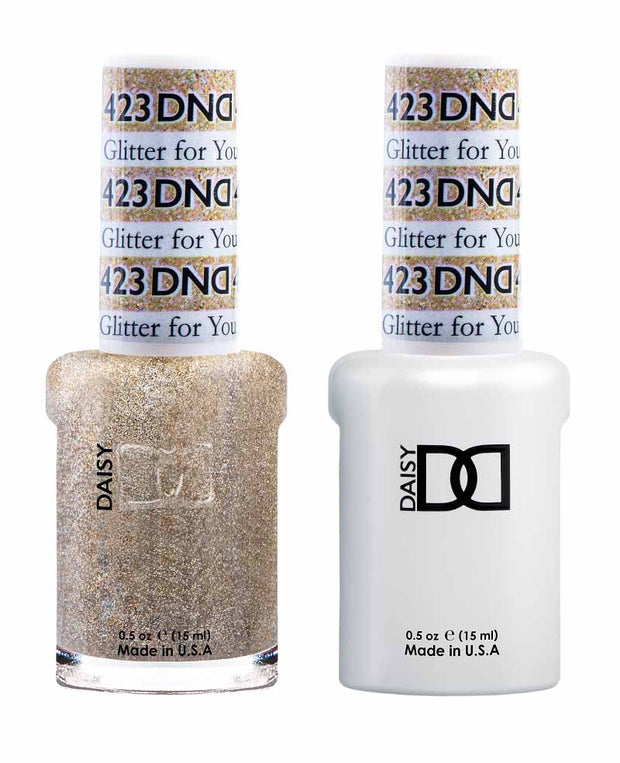 DND DUO Nail Lacquer and UV|LED Gel Polish Glitter For You  423 (2 x 15ml)
