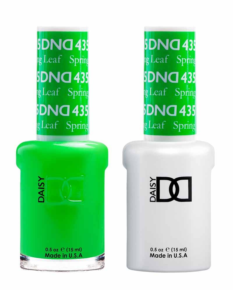 DND DUO Nail Lacquer and UV|LED Gel Polish Spring Leaf  435 (2 x 15ml)