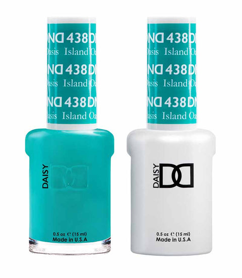 DND DUO Nail Lacquer and UV|LED Gel Polish Island Oasis  438 (2 x 15ml)