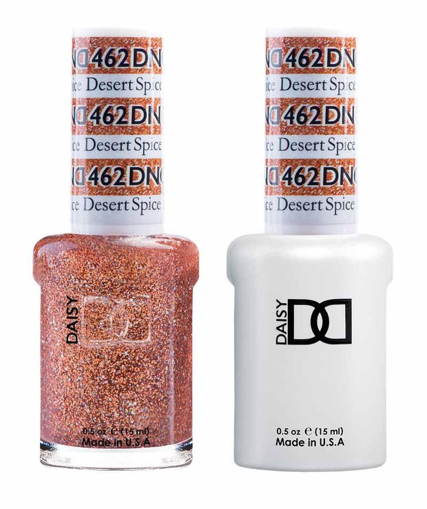 DND DUO Nail Lacquer and UV|LED Gel Polish Dessert Spice  462 (2 x 15ml)
