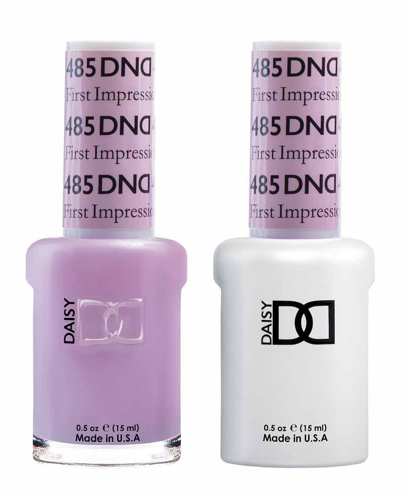 DND DUO Nail Lacquer and UV|LED Gel Polish First Impression  485 (2 x 15ml)