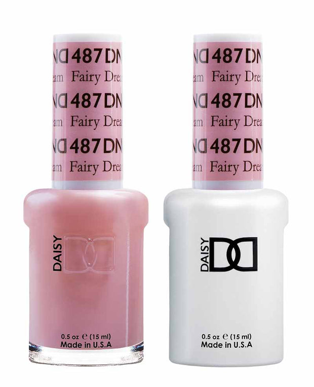 DND DUO Nail Lacquer and UV|LED Gel Polish Fairy Dream  487 (2 x 15ml)