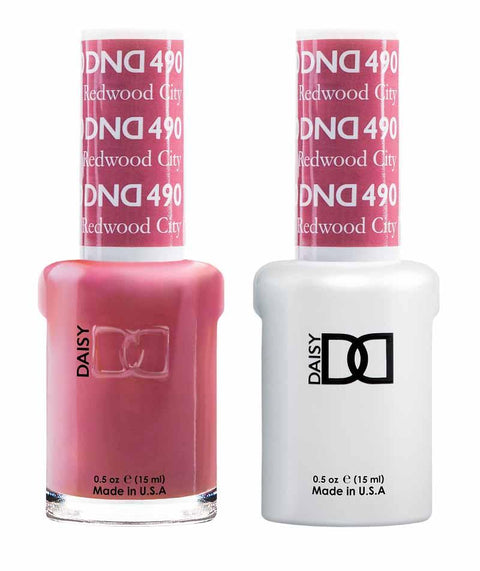 DND DUO Nail Lacquer and UV|LED Gel Polish Redwood City  490 (2 x 15ml)