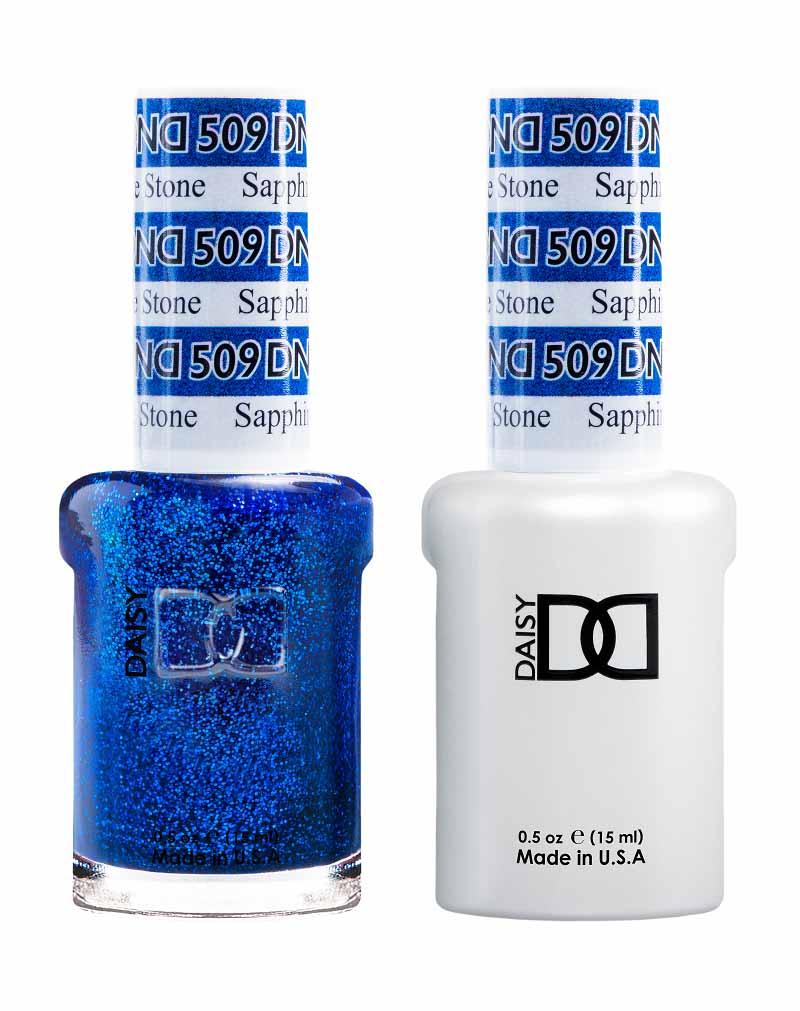 DND DUO Nail Lacquer and UV|LED Gel Polish Sapphire Stone  509 (2 x 15ml)