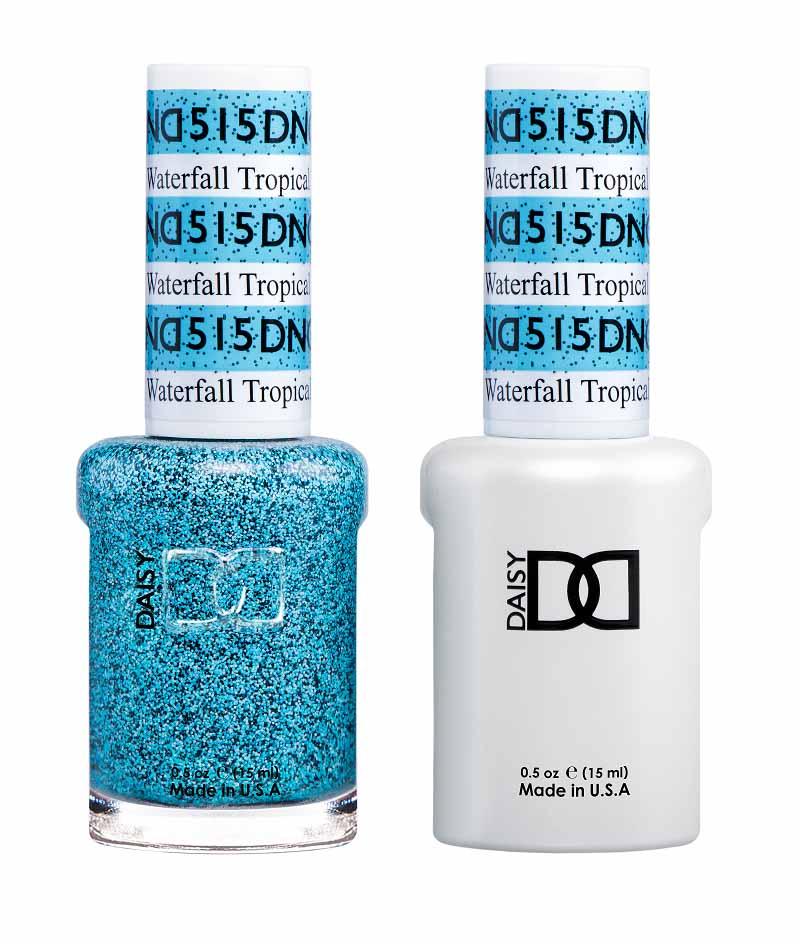 DND DUO Nail Lacquer and UV|LED Gel Polish Tropical Waterfall 515 (2 x 15ml)