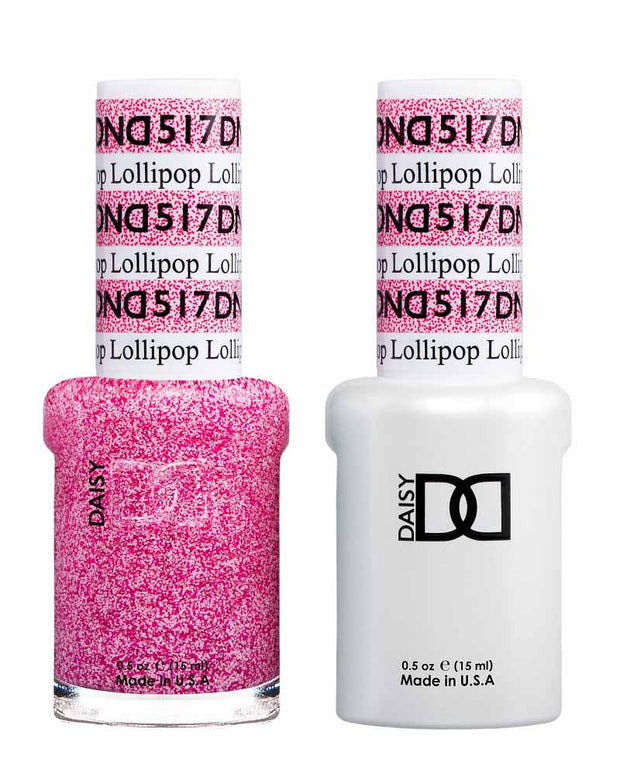 DND DUO Nail Lacquer and UV|LED Gel Polish Lollipop 517 (2 x 15ml)