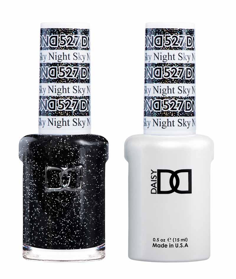 DND DUO Nail Lacquer and UV|LED Gel Polish Night Sky 527 (2 x 15ml)