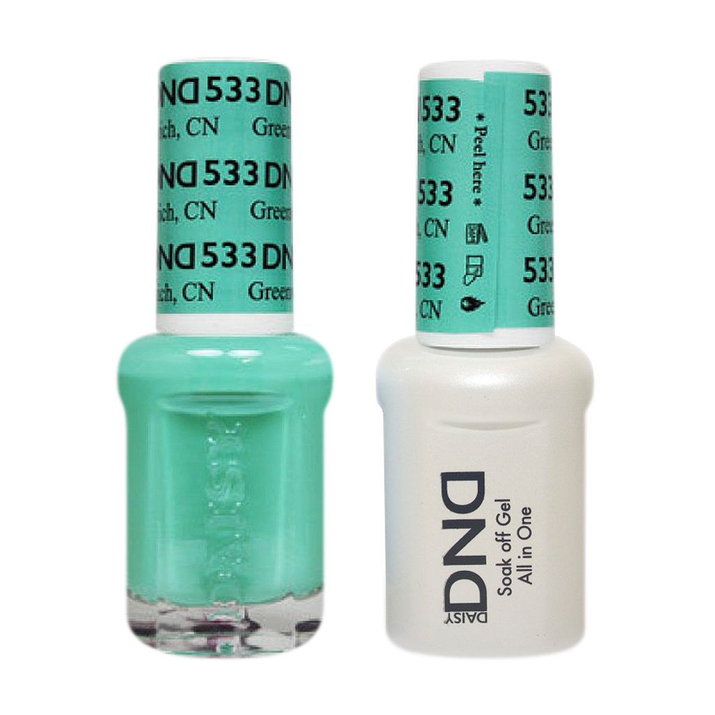 DND DUO Nail Lacquer and UV|LED Gel Polish Greenwich, Ct 533 (2 x 15ml)