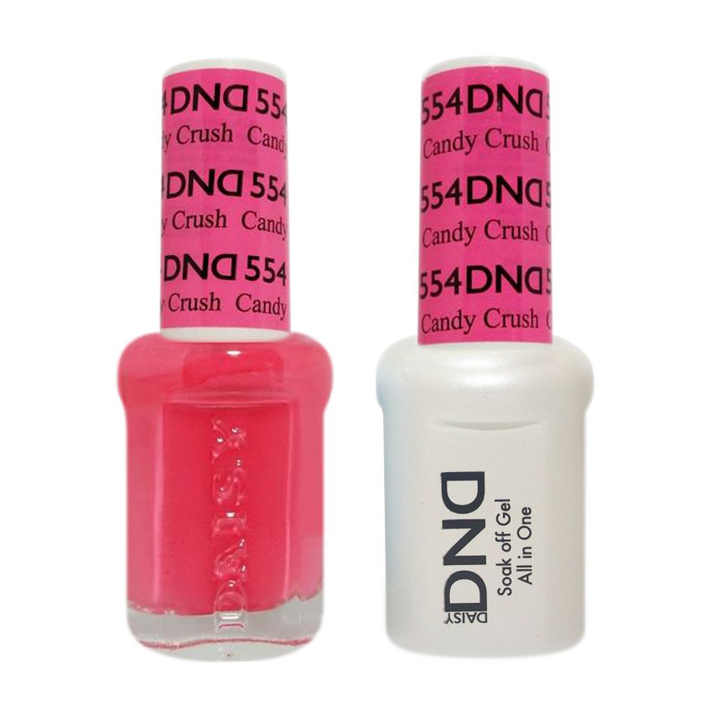 DND DUO Nail Lacquer and UV|LED Gel Polish Candy Crush 554 (2 x 15ml)