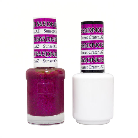 DND DUO Nail Lacquer and UV|LED Gel Polish Sunset Crater, Az 565 (2 x 15ml)