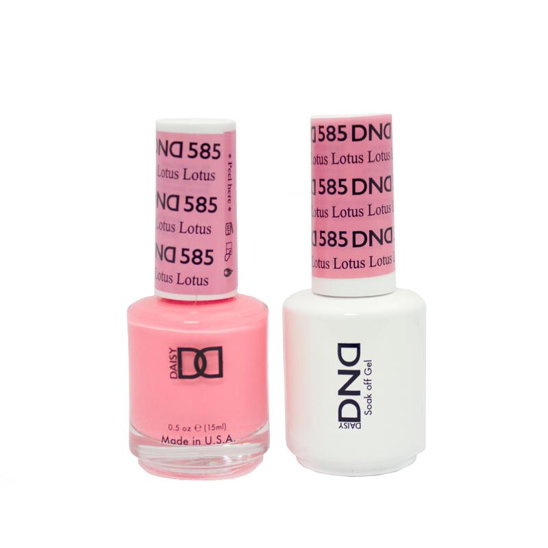 DND DUO Nail Lacquer and UV|LED Gel Polish Lotus 585 (2 x 15ml)
