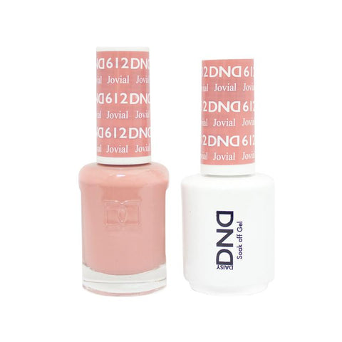 DND DUO Nail Lacquer and UV|LED Gel Polish Jovial 612 (2 x 15ml)