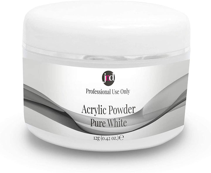 JND Acrylic Powder (12g, Pure White)