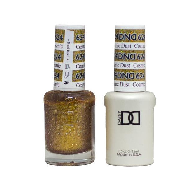 DND DUO Nail Lacquer and UV|LED Gel Polish Cosmic Dust 624 (2 x 15ml)