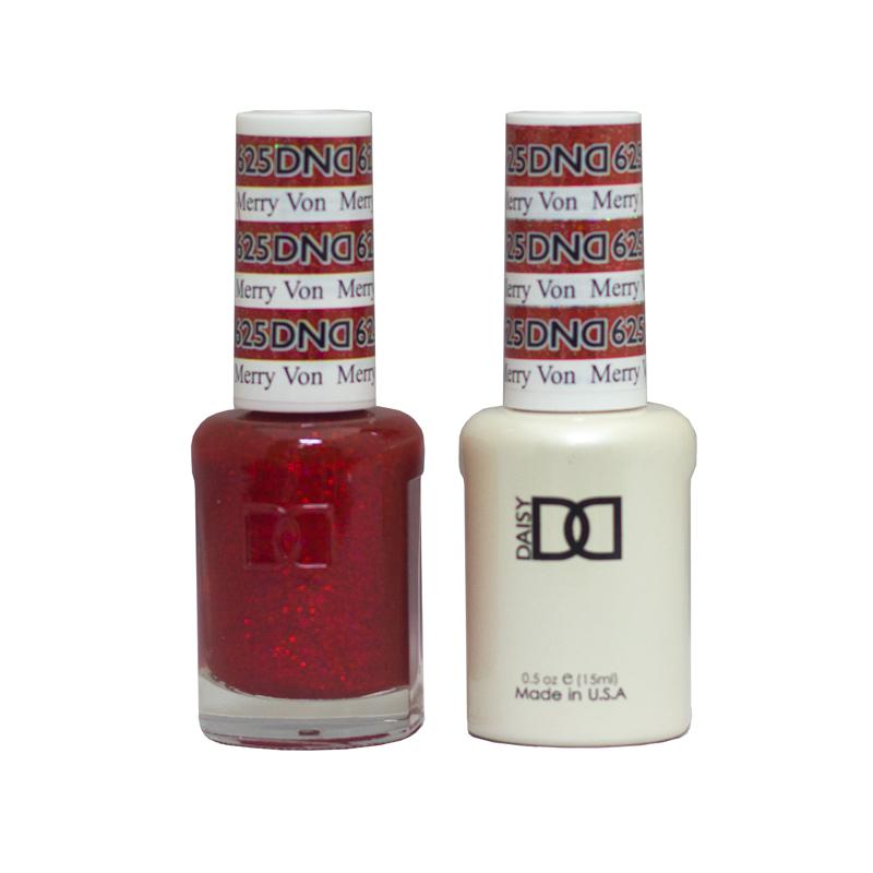 DND DUO Nail Lacquer and UV|LED Gel Polish Merry Von 625 (2 x 15ml)