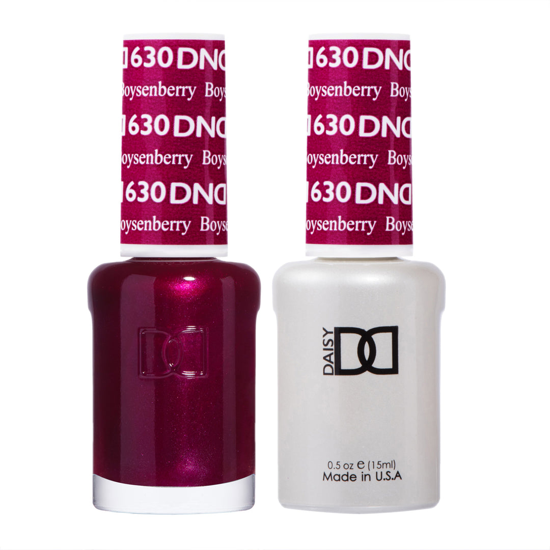 DND DUO Nail Lacquer and UV|LED Gel Polish Boysenberry 630 (2 x 15ml)