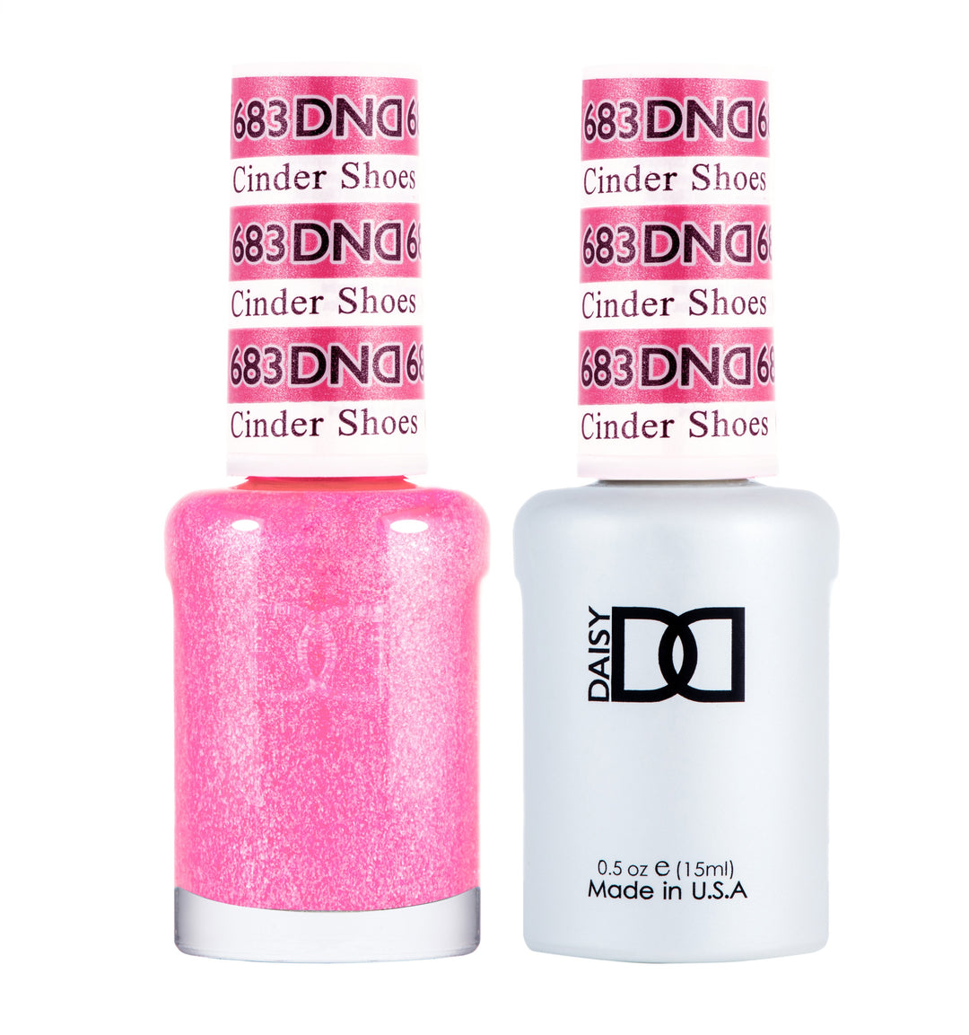 DND DUO Nail Lacquer and UV|LED Gel Polish Cinder Shoes 683 (2 x 15ml)