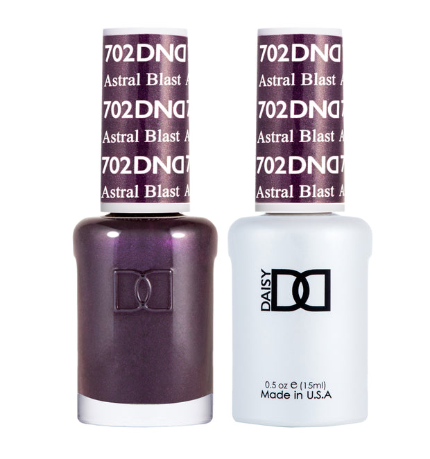 DND DUO Nail Lacquer and UV|LED Gel Polish Astral Blast 702 (2 x 15ml)