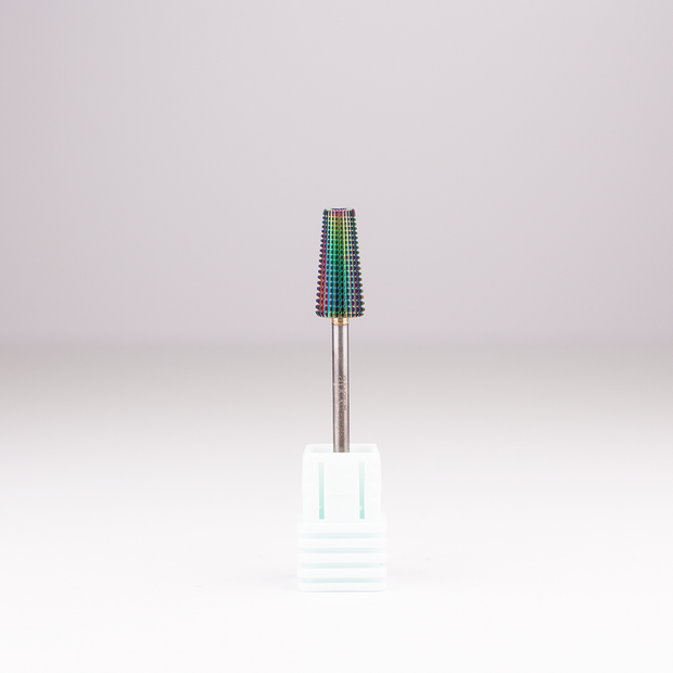 Apex® Professional Tungsten Carbide Electric Nail Drill Bit (Rainbow, 5 in 1)