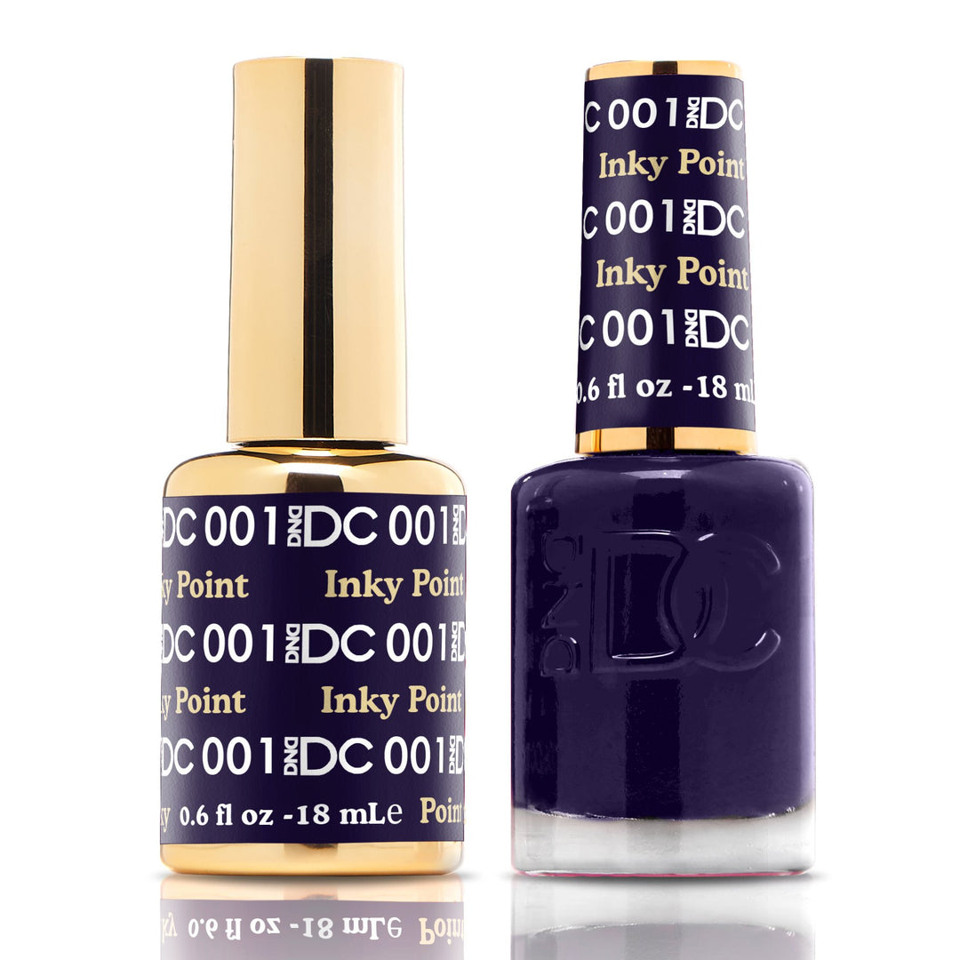 DND DUO Nail Lacquer and UV|LED Gel Polish Inky Point DC001 (18ml)