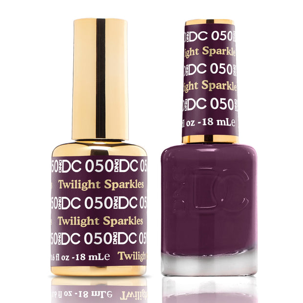 DND DUO Nail Lacquer and UV|LED Gel Polish Twilight DC050 (18ml)