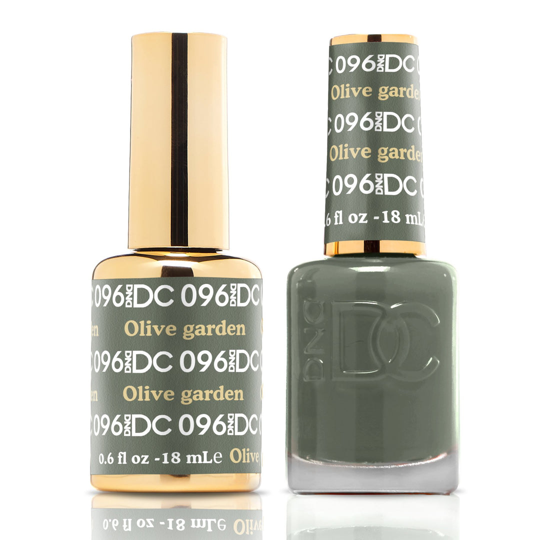 DND DUO Nail Lacquer and UV|LED Gel Polish Olive Garden DC096 (18ml)