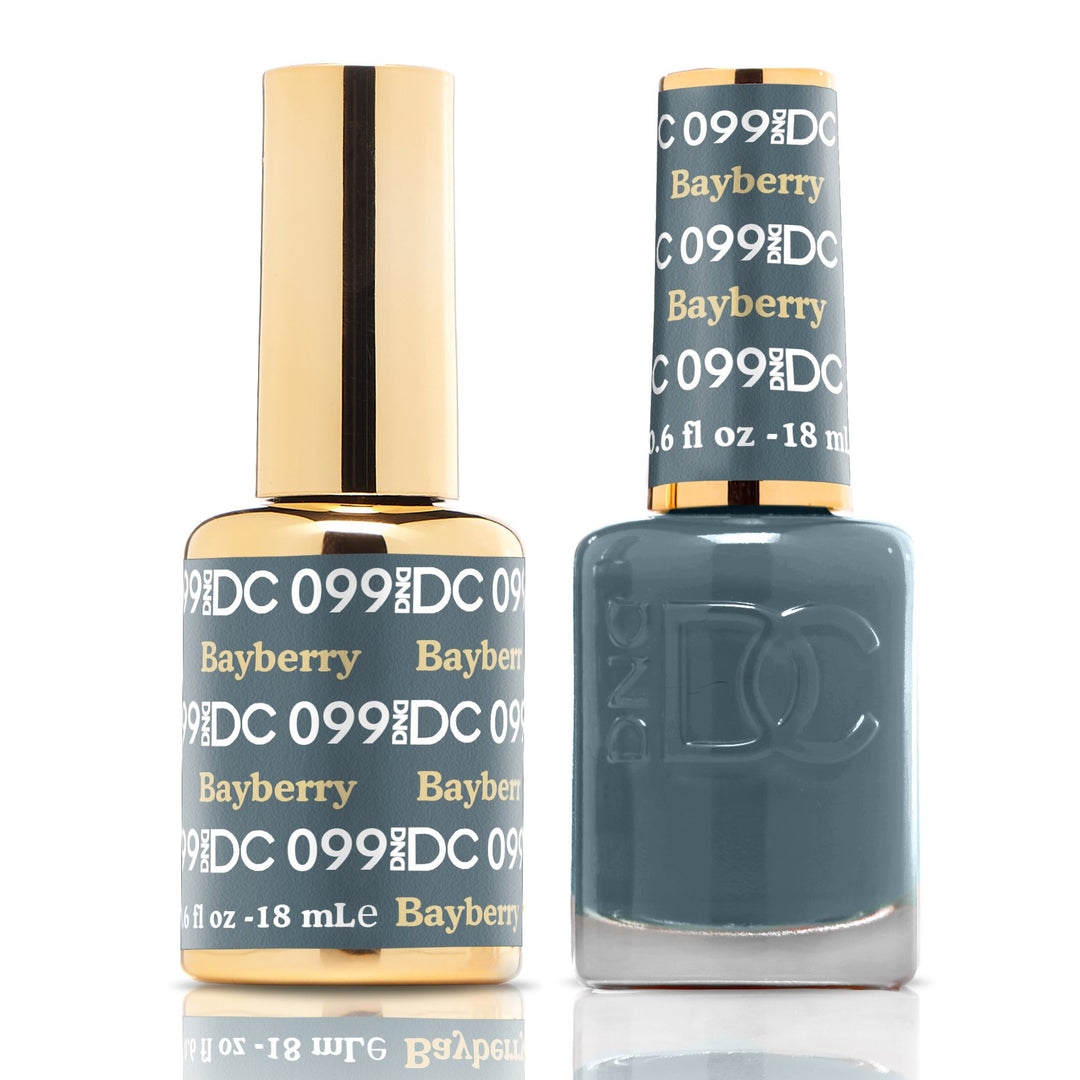 DND DUO Nail Lacquer and UV|LED Gel Polish Bayberry DC099 (18ml)