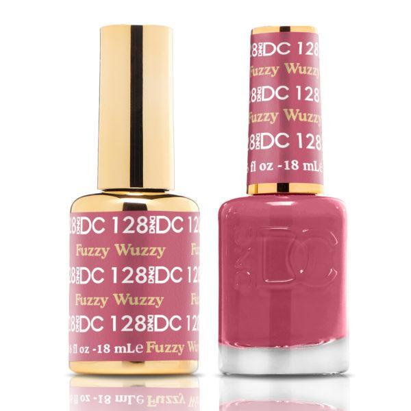 DND DUO Nail Lacquer and UV|LED Gel Polish Fuzzy Wuzzy DC128 (18ml)