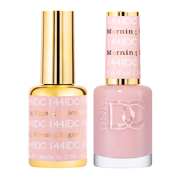 DND DUO Nail Lacquer and UV|LED Gel Polish Morning Eggnog DC144 (18ml)