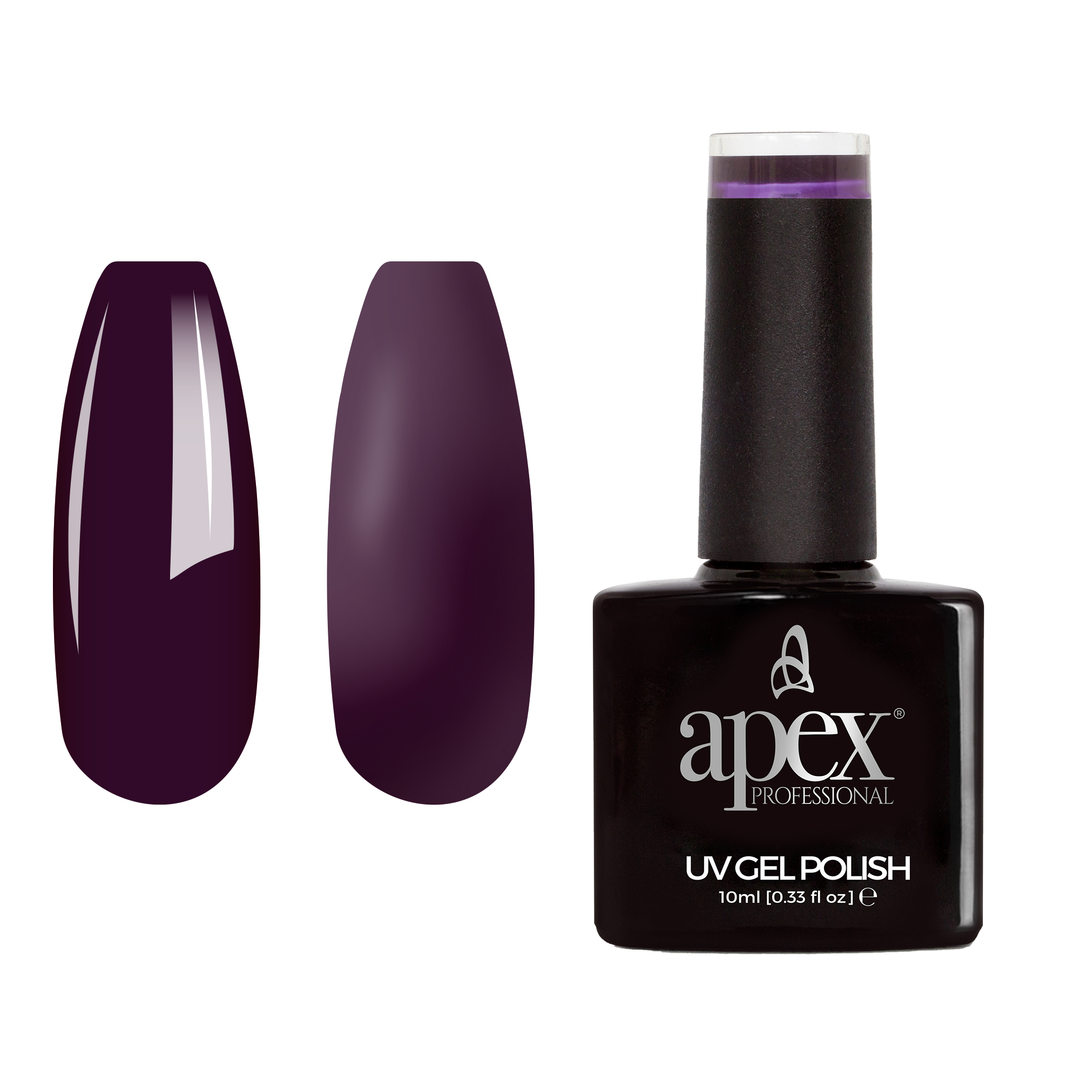 Apex® Professional Gel Polish - Dark Aubergine (10ml)