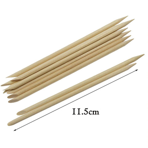 Wood Stick Cuticle Pusher Remover (100/Pack)