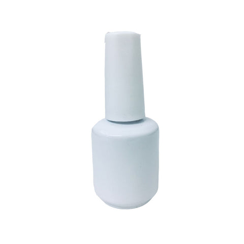 Empty Glass Gel Polish Bottle (White)15ml