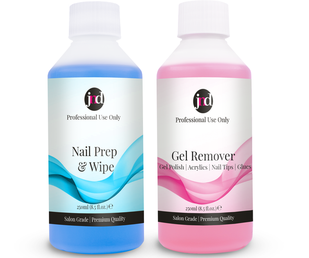JND Gel Remover and Prep & Wipe (250ml)