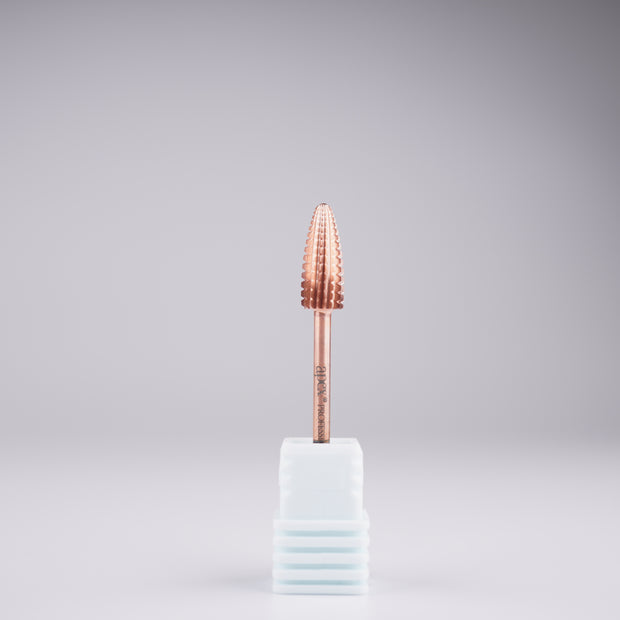 Apex® Professional Tungsten Carbide Electric Nail Drill Bit (Rose Gold, Typhoon 2 Way)