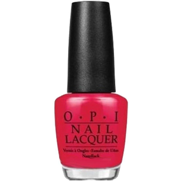 OPI Nail Lacquer Danke-Shiny Red (15ml)