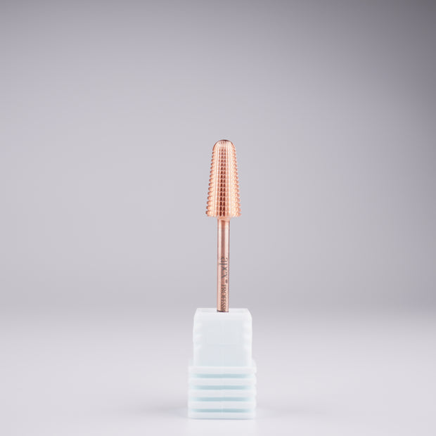 Apex® Professional Tungsten Carbide Electric Nail Drill Bit (Rose Gold, Volcano 2 Way)