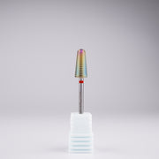 Apex® Professional Tungsten Carbide Electric Nail Drill Bit (Rainbow, Volcano 2 Way)