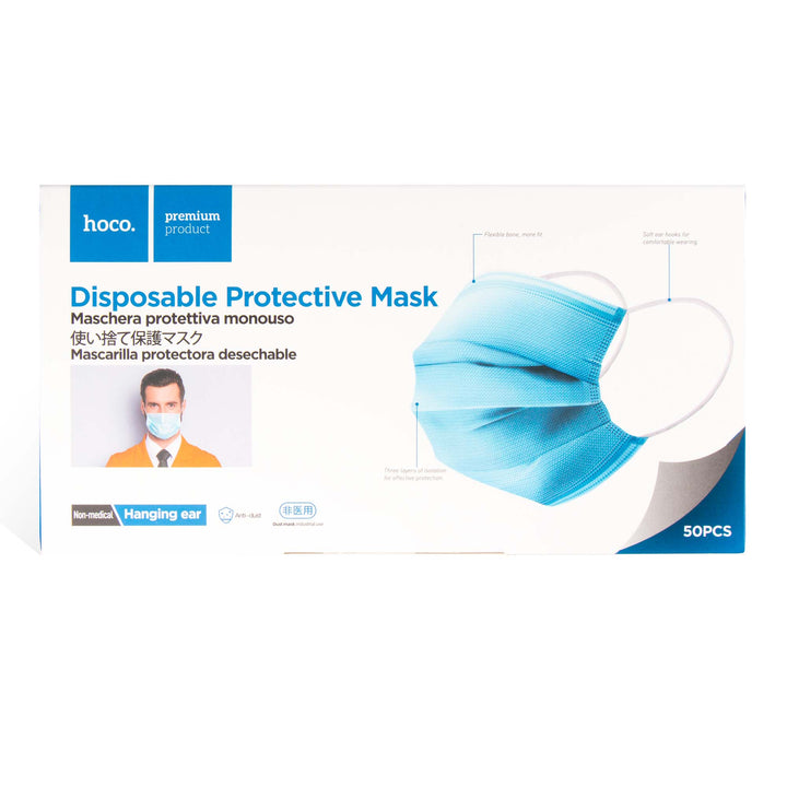 Hoco 3ply Disposable Protective Masks (50pcs)