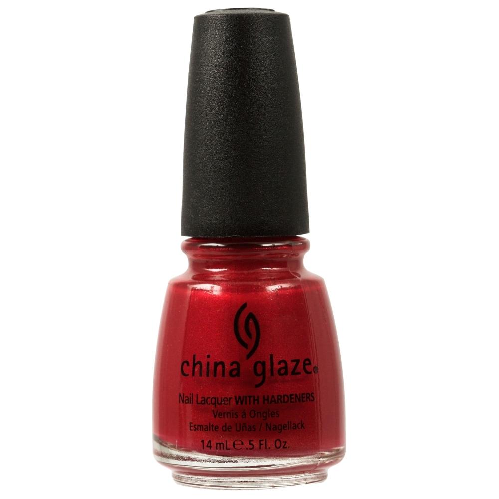 China Glaze Nail Lacquer Go Crazy Red  (14ml)