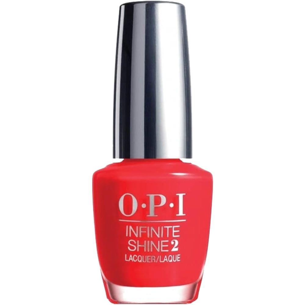OPI Infinite Shine Nail Polish Unrepentantly Red (15ml)