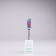 Apex® Professional Tungsten Carbide Electric Nail Drill Bit (Rainbow, Volcano 2 Way)