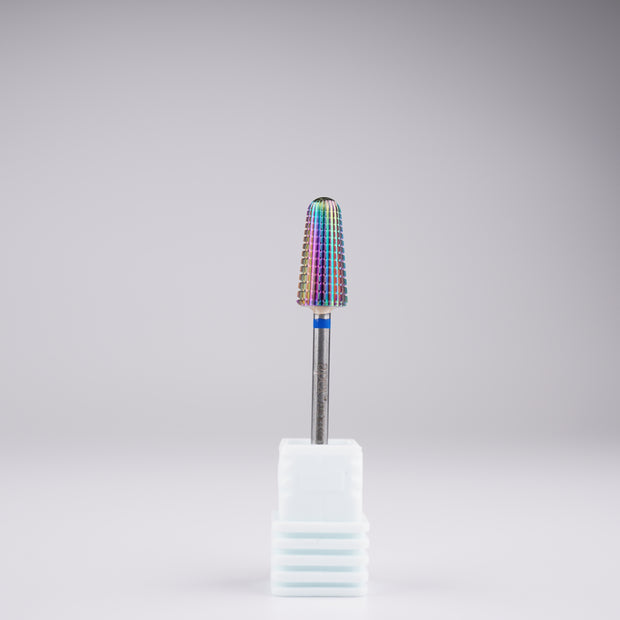 Apex® Professional Tungsten Carbide Electric Nail Drill Bit (Rainbow, Volcano 2 Way)