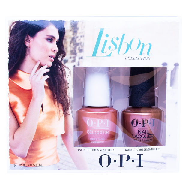 OPI UV|LED Gel Colour and Nail Lacquer Pairing - Made it to the Seventh Hill