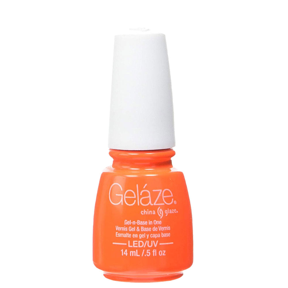 China Glaze Geláze UV|LED Gel Polish Orange Knockout (14ml)