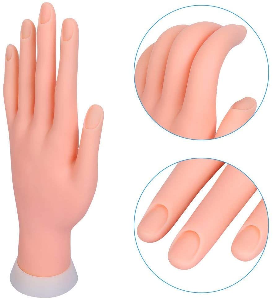 Nail Practice Hand (1 hand)