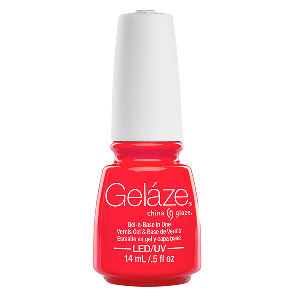 China Glaze Geláze UV|LED Gel Polish Red-Y to Rave (14ml)