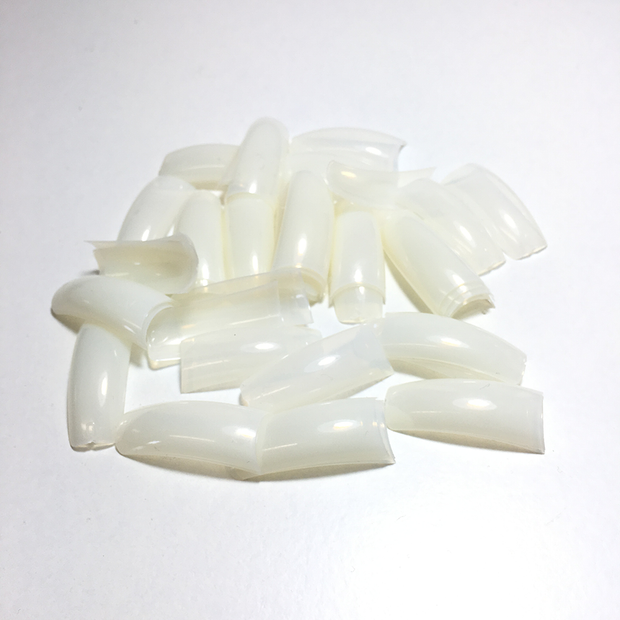 Natural Nail Tips Refill Packs (Size 0-10) 550pcs