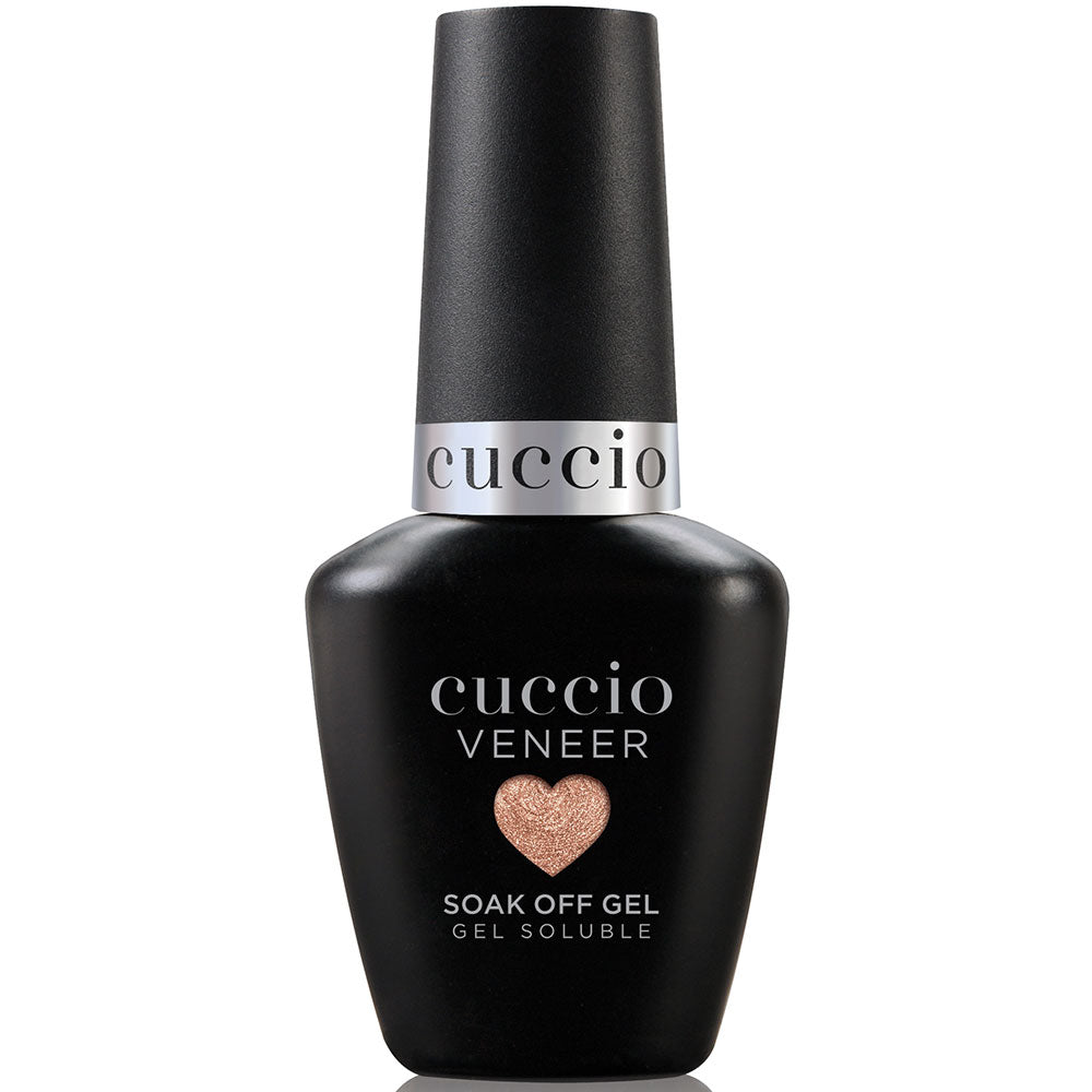 Cuccio UV|LED Veneer Gel Polish Rose Gold Slippers (13ml)