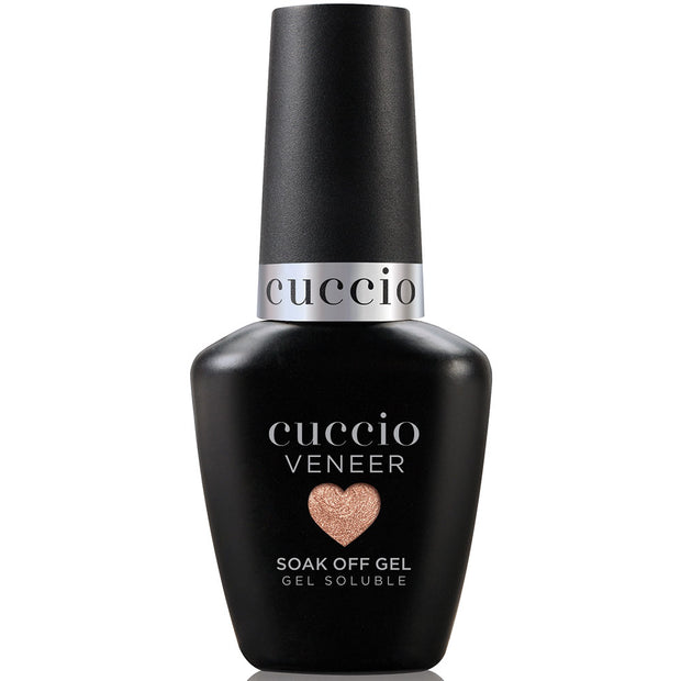 Cuccio UV|LED Veneer Gel Polish Rose Gold Slippers (13ml)