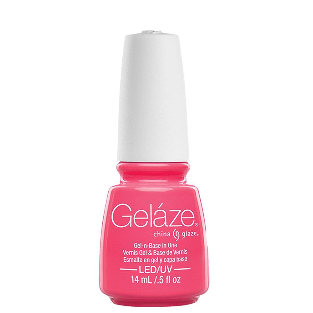China Glaze Geláze UV|LED Gel Polish Shocking Pink (14ml)